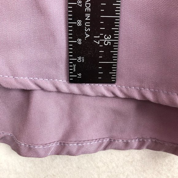 JustFab NWT Women's Size Medium Purple Long Sleeve Fit & Flare Mini Dress - Picture 6 of 13